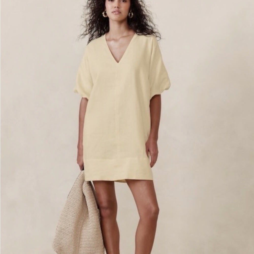 Banana Republic Livia Linen Mini Dress